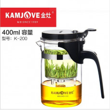 Чайник заварювальний із кнопкою «Kamjove K-200», 400 мл.