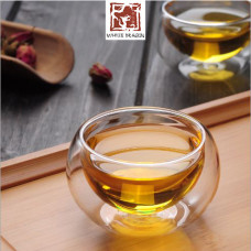 Скляна піала з подвійними стінками, 50 мл.