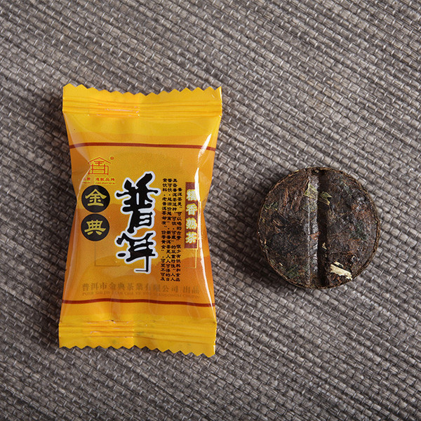 Шу пуэр рис "jin dian cha ye" 7г