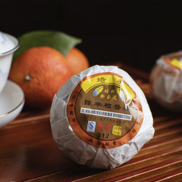 Shu Pu'er w mandarynce „przepis nr 312”