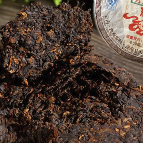 Шу пуер «Лао Шу Юань Ча» 2008 рік 357г