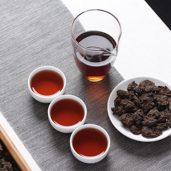 Шу пуэр Лао Ча Тоу "Старые чайные головы" 50г