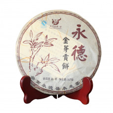 Шу пуер "Золота брунька Юнде" 2012 рік 357г